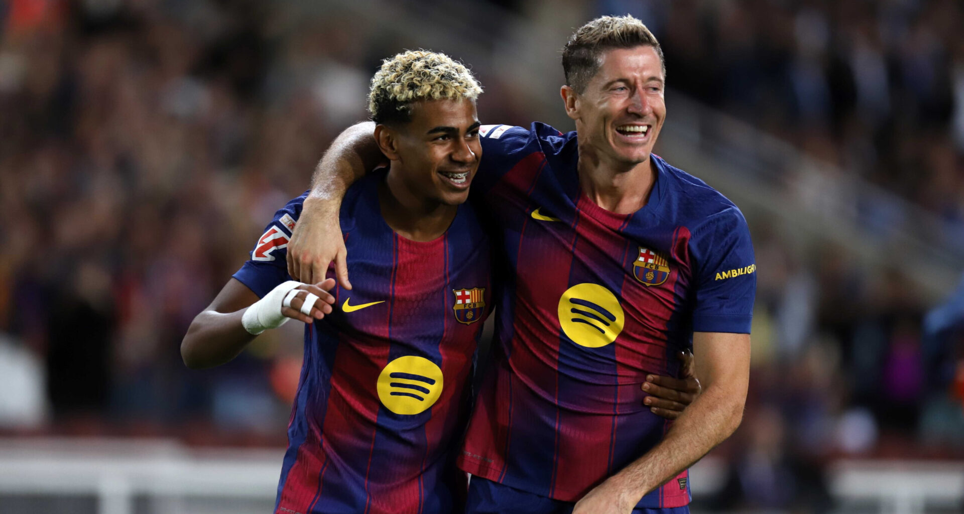 Lewandowski pouczał Yamala. "Lamine nie lubił Roberta"