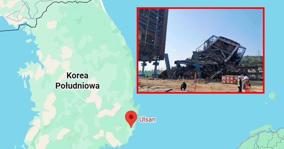 Runęła wieża w Korei Południowej. Ludzie uwięzieni pod gruzami - Onet