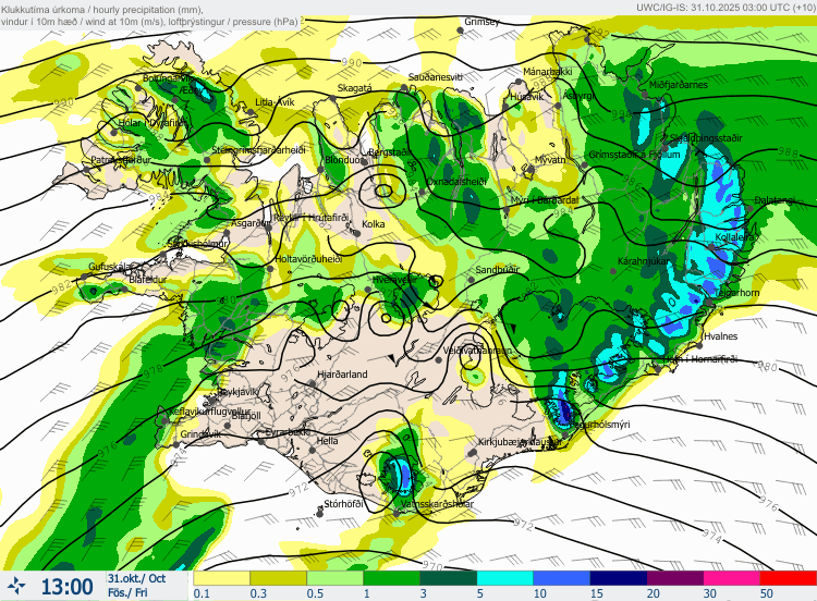 Źródło: Veðurstofa Íslands