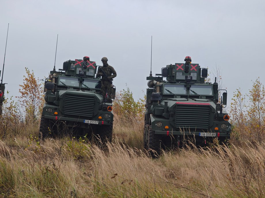 Żołnierze Wojska Polskiego podczas ćwiczeń na Litwie