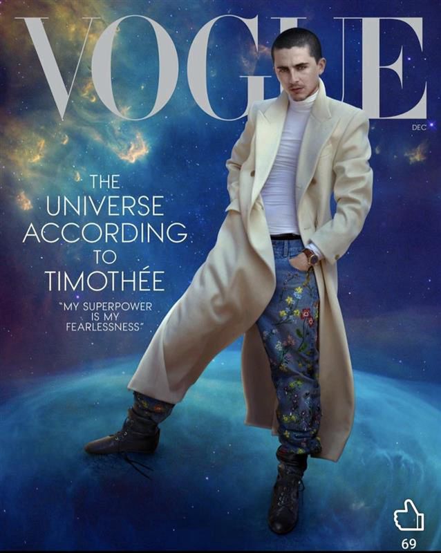 Grudniowa okładka amerykańskiego 'Vogue"