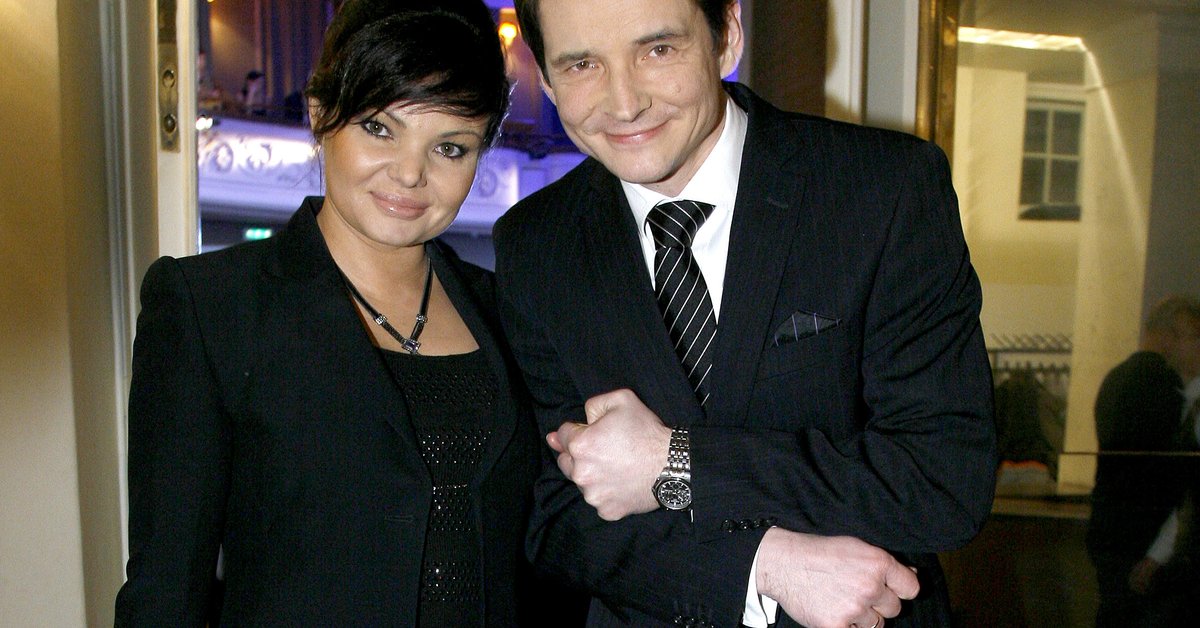 Przemysław Babiarz z żoną Marzeną