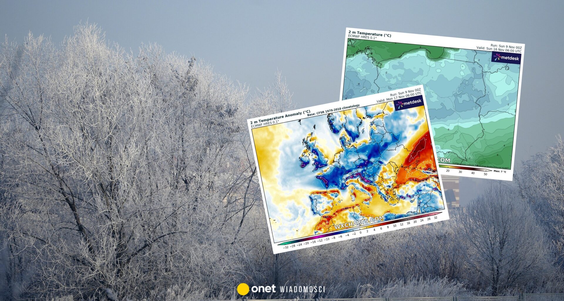 Fala wielkiego chłodu uderzy w Polskę. Pogoda diametralnie się zmieni