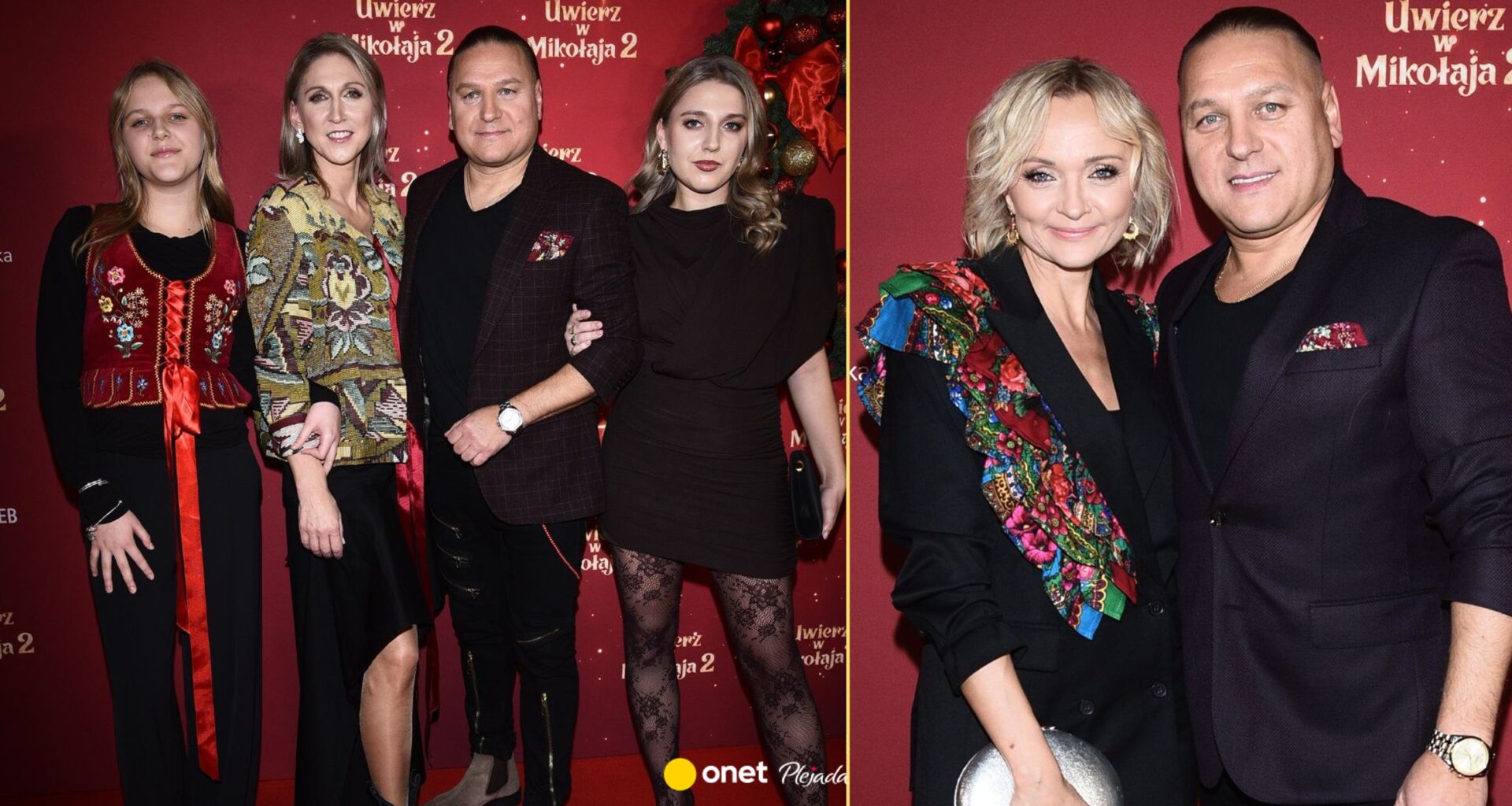 Premiera filmu "Uwierz w Mikołaja 2". Bracia Golcowie z żonami poczuli święta - Plejada