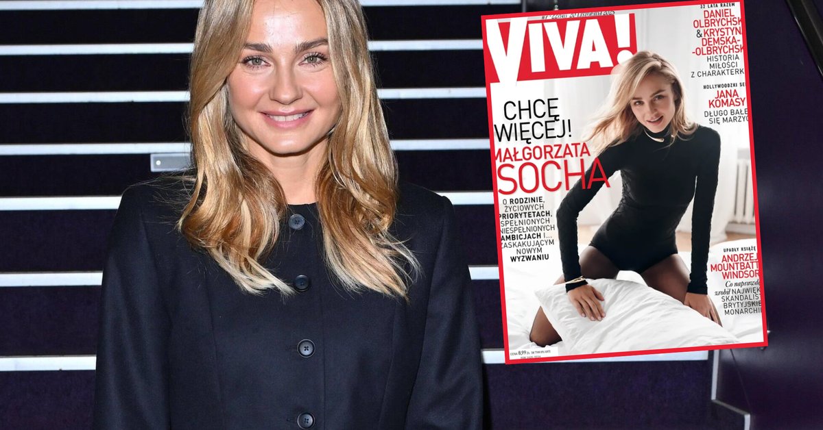 Małgorzata Socha pozuje dla "Vivy!". Nie wszystkim podoba się okładka - Onet