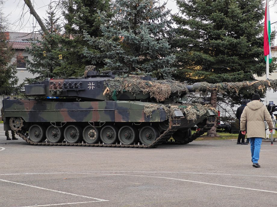 Starsza wersja czołgu Leopard