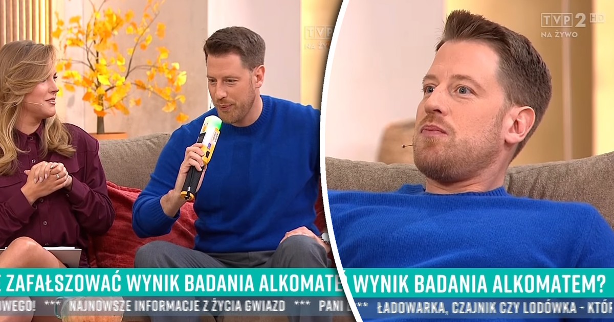 Stockinger zrobił test trzeźwości w "Pnś". Alkomat pokazał kosmiczną liczbę