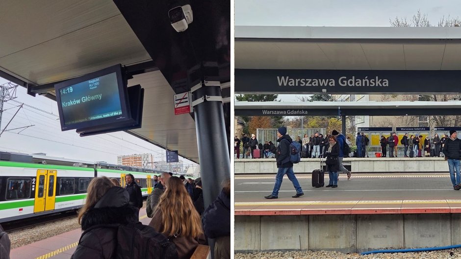 Dworzec Warszawa Gdańska 14.11.2025 r.