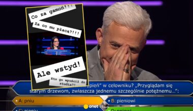 Hubert Urbański źle podpowiedział uczestniczce "Milionerów". "Co za gamoń"