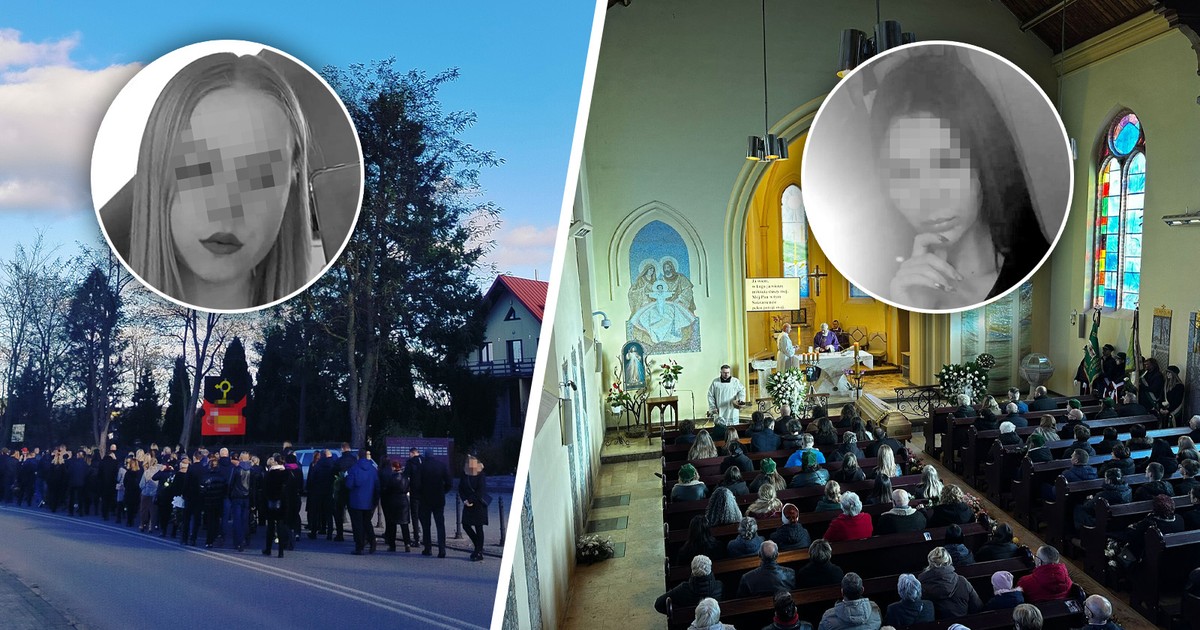Kazania pełne bólu na pogrzebach tragicznie zmarłych nastolatek w Kurowie