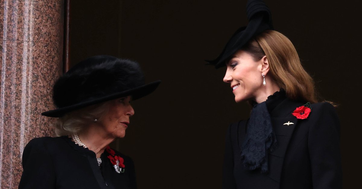 Królowa Kamila i księżna Kate