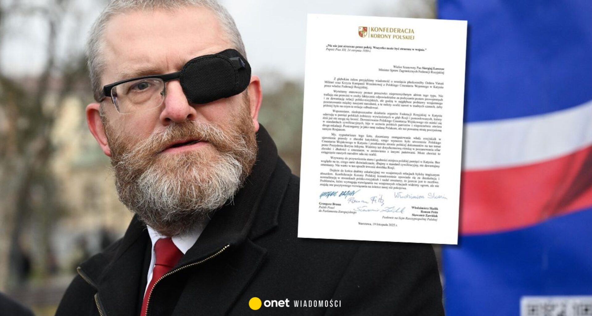 Grzegorz Braun pisze do Siergieja Ławrowa. Drugi list do ministra Sikorskiego