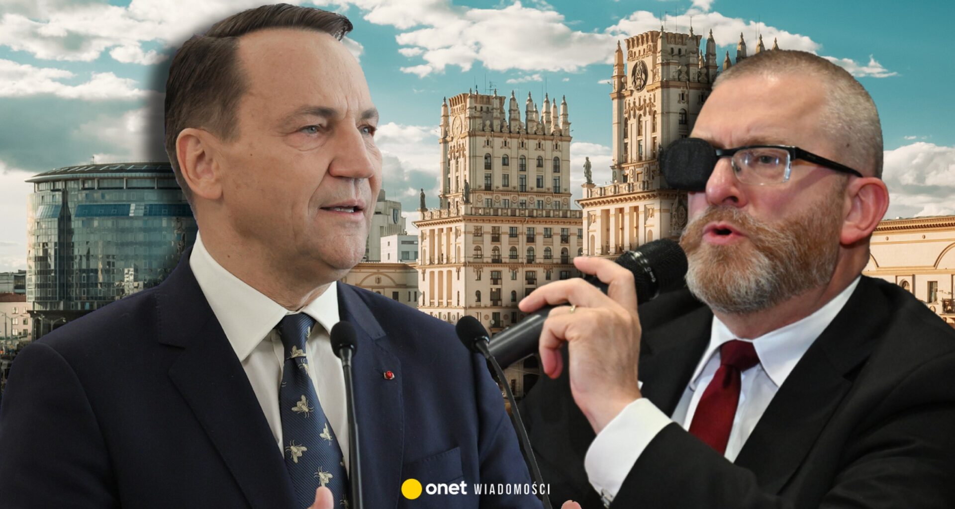 Radosław Sikorski o białoruskiej nagrodzie dla Grzegorza Brauna. "Zapracował"