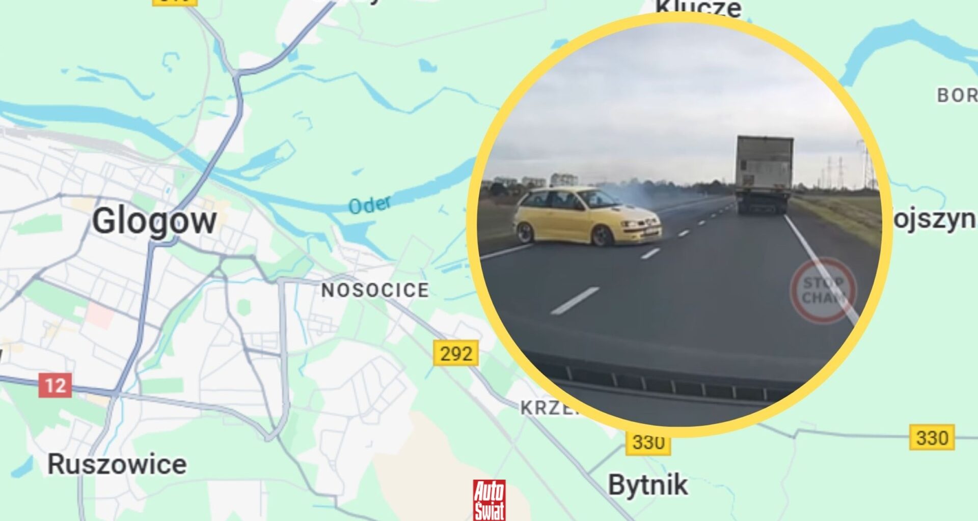 Szalony pościg na Dolnym Śląsku. Kierowca chciał zemsty za zajechanie drogi