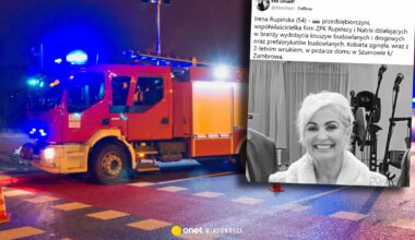 Nie żyje Irena Rupińska. Przyczyną pożaru mógł być nawilżacz powietrza