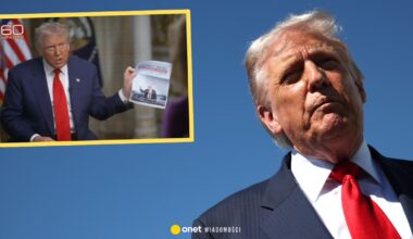 Donald Trump nagle wyjął z kieszeni kartkę. "Przyniosłem małą listę" [WIDEO]