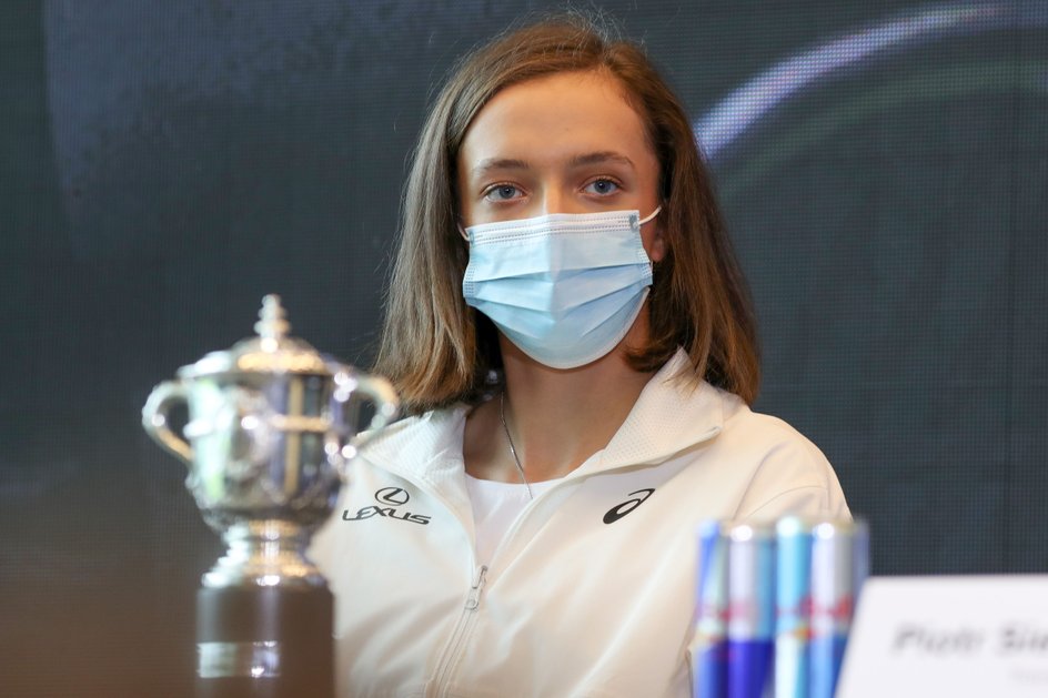 Iga Świątek w 2020 r.