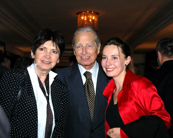 Halina Kunicka, Lucjan Kydryński, Justyna Sieńczyłło (2004 r.)