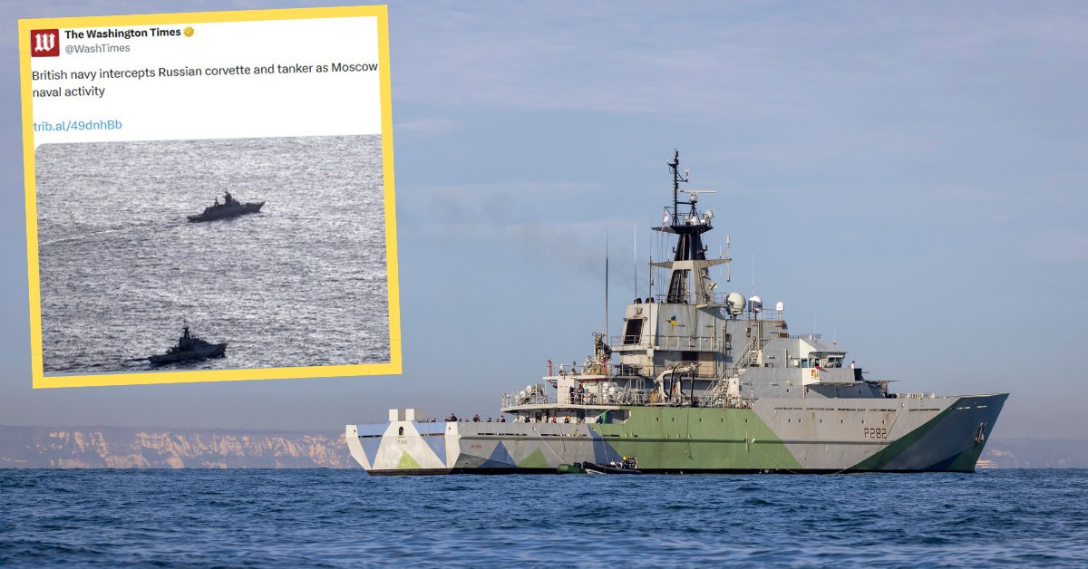 Kanał La Manche pod obserwacją. Brytyjczycy przechwycili rosyjskie okręty