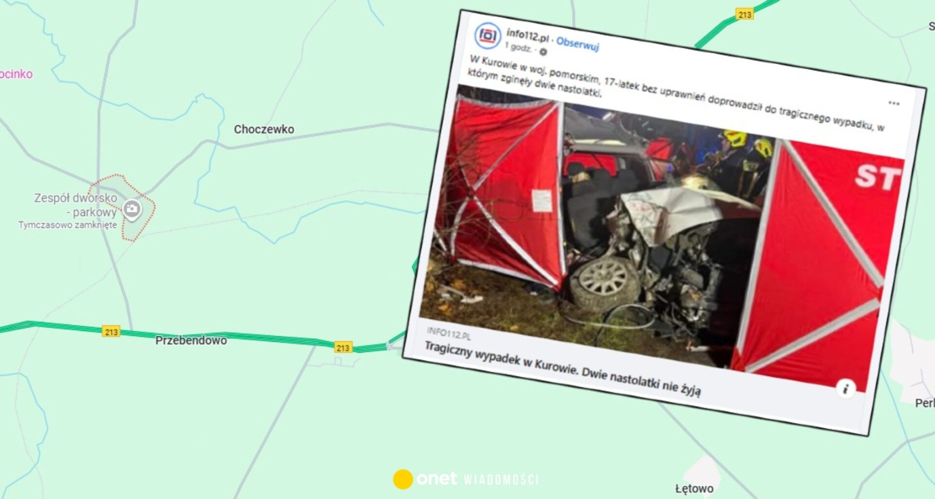 Tragiczny wypadek w Kurowie. Kierował nieletni, dwie nastolatki nie żyją