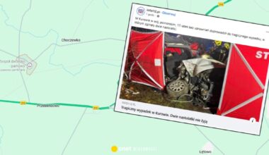 Tragiczny wypadek w Kurowie. Kierował nieletni, dwie nastolatki nie żyją