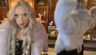 Luna świeci pośladkami przed obrazem Jezusa. Oburzeni internauci reagują