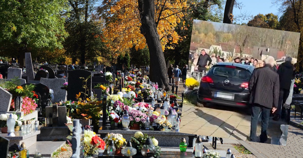 Kobieta wjechała autem na cmentarz pełen ludzi. Powód zaskakuje - Onet
