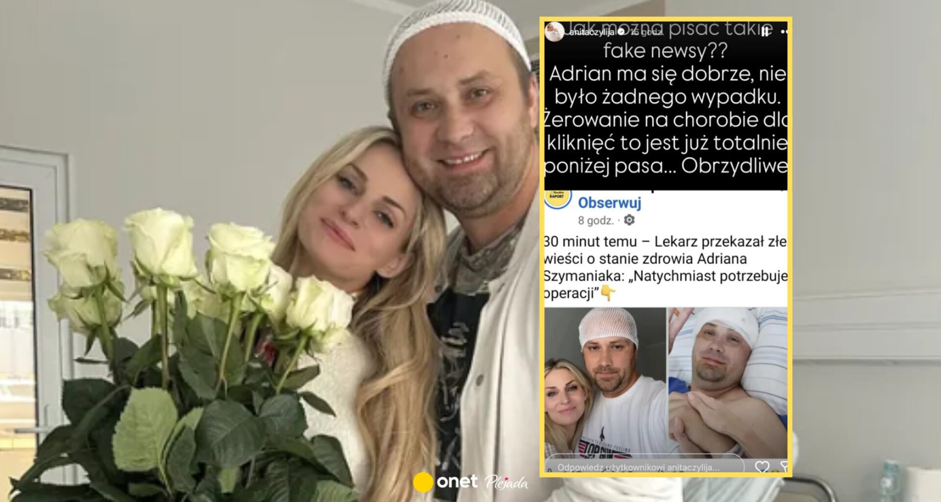 Zaskakujące informacje o Adrianie Szymaniaku. Jego żona zabrała głos