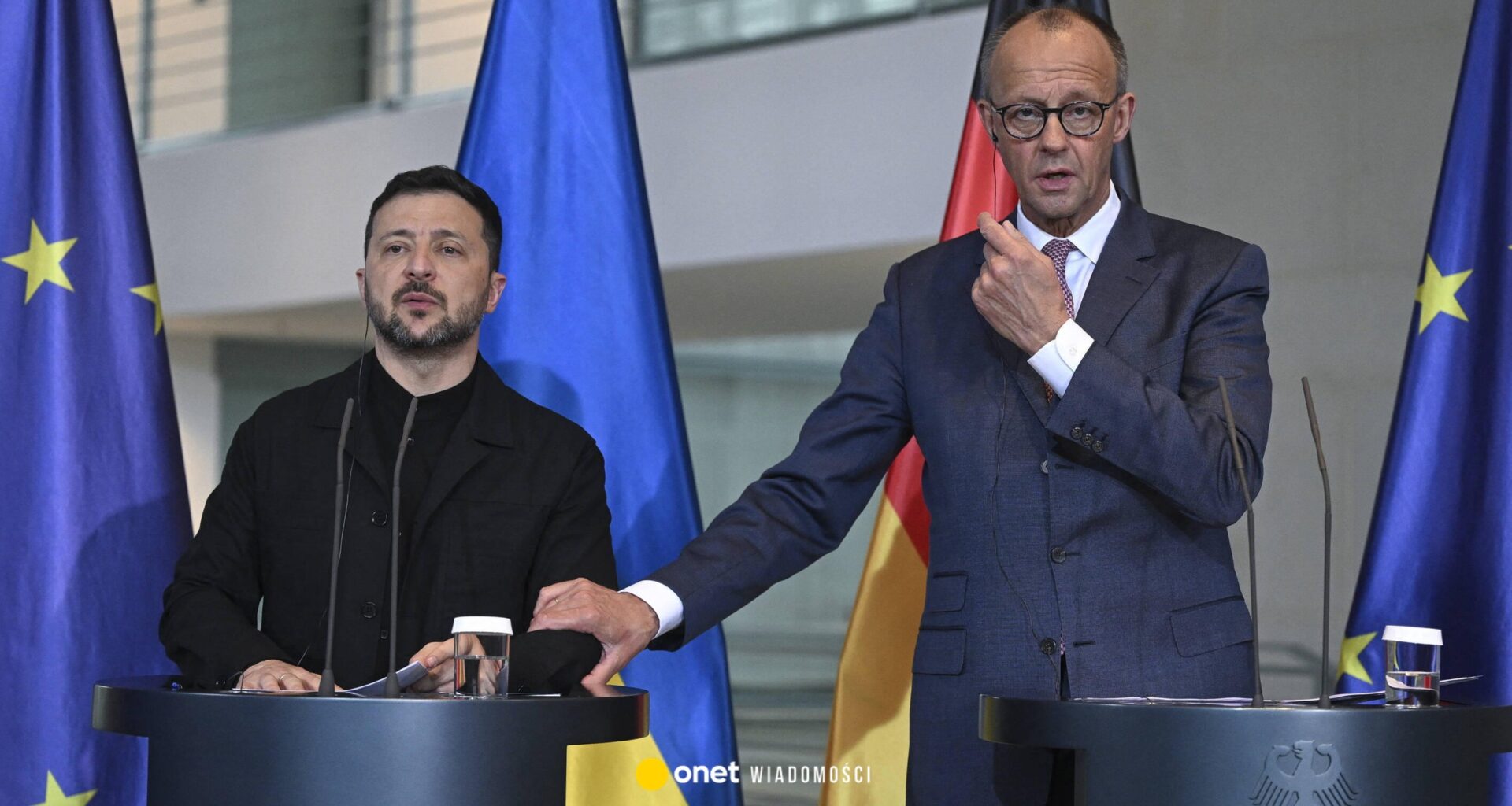 Wołodymyr Zełenski podziękował Friedrichowi Merzowi. "Wspólny krok"