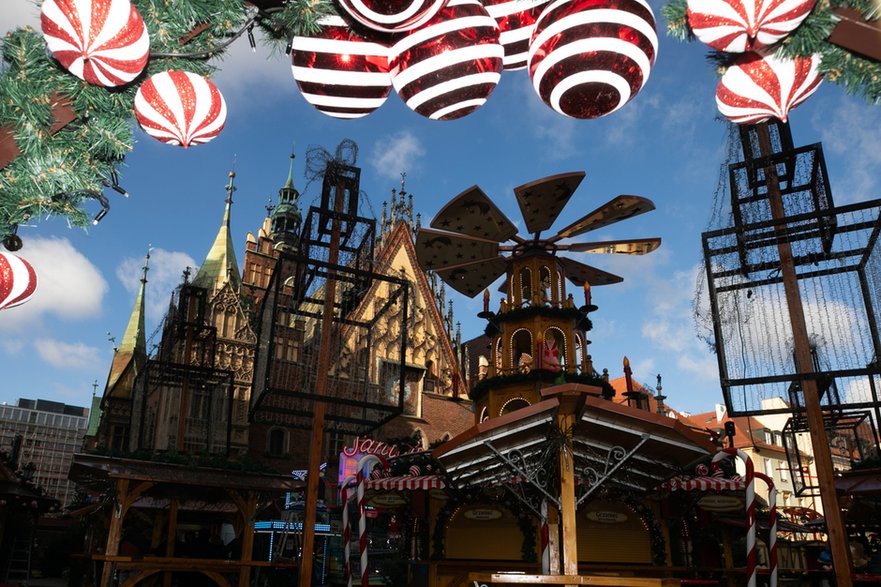 Jarmark Bożonarodzeniowy na wrocławskim rynku