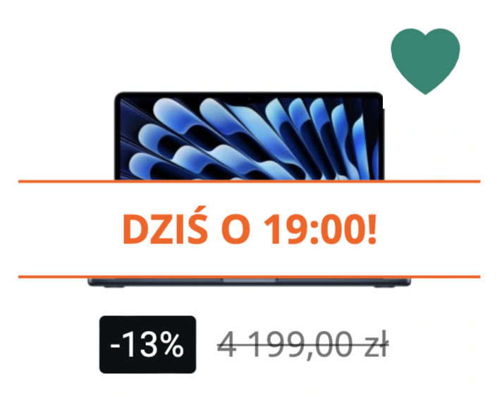 OKAZJA Allegro Black Weeks: MacBook Air 13" z M4 w bardzo niskiej cenie