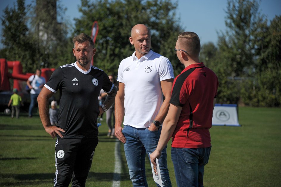 Mariusz Malarz, brat Arkadiusza prowadzący akademię Green i Wojciech Kowalewski