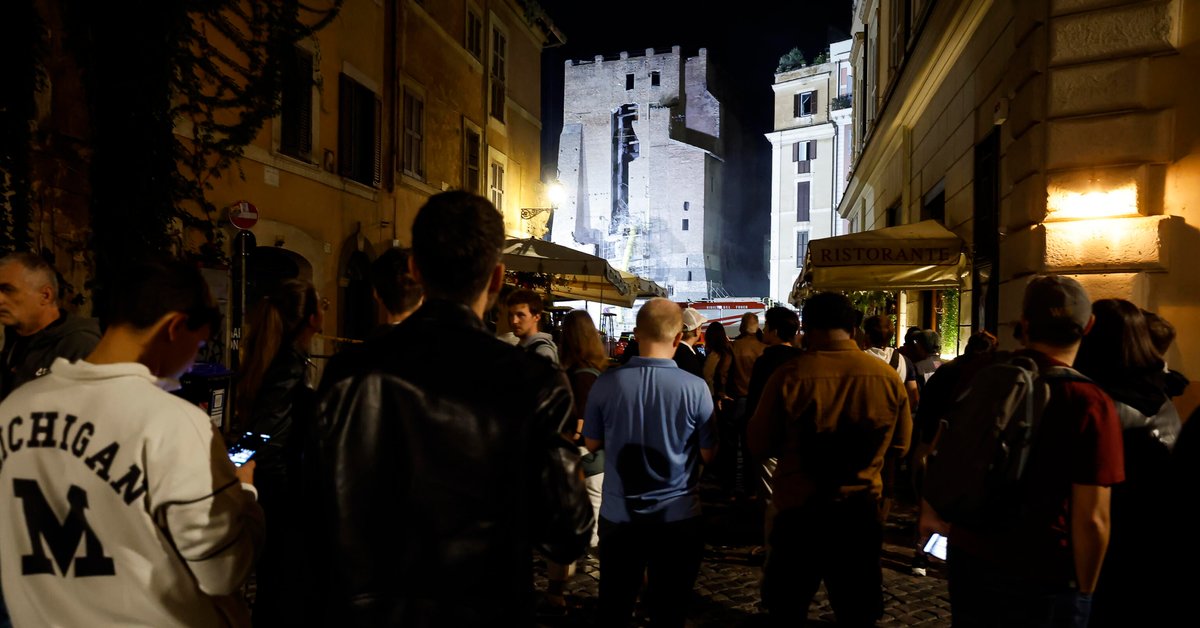 Słynna Torre dei Cont uległa częściowemu zawaleniu