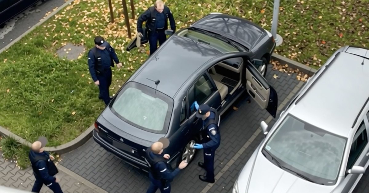 Policja na Opolskiej w Poznaniu