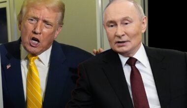 Na zdjęciu Donald Trump i Władimir Putin