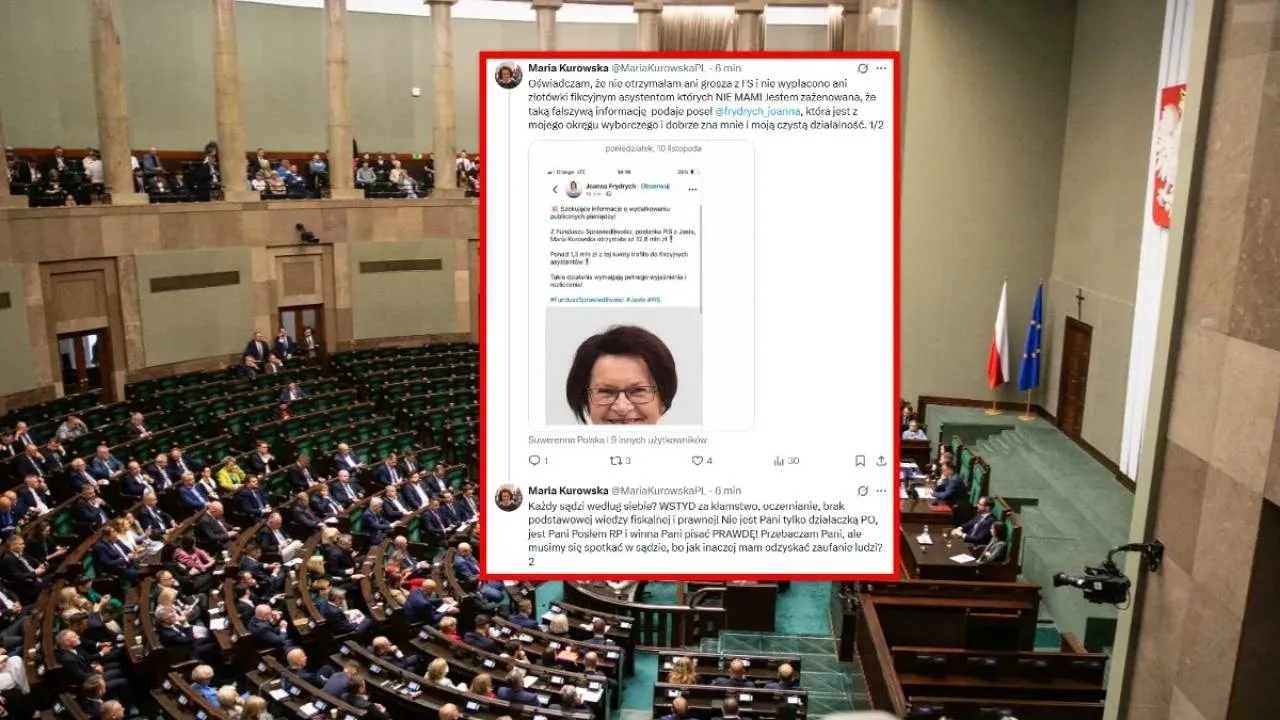 Maria Kurowska odpowiada posłance KO