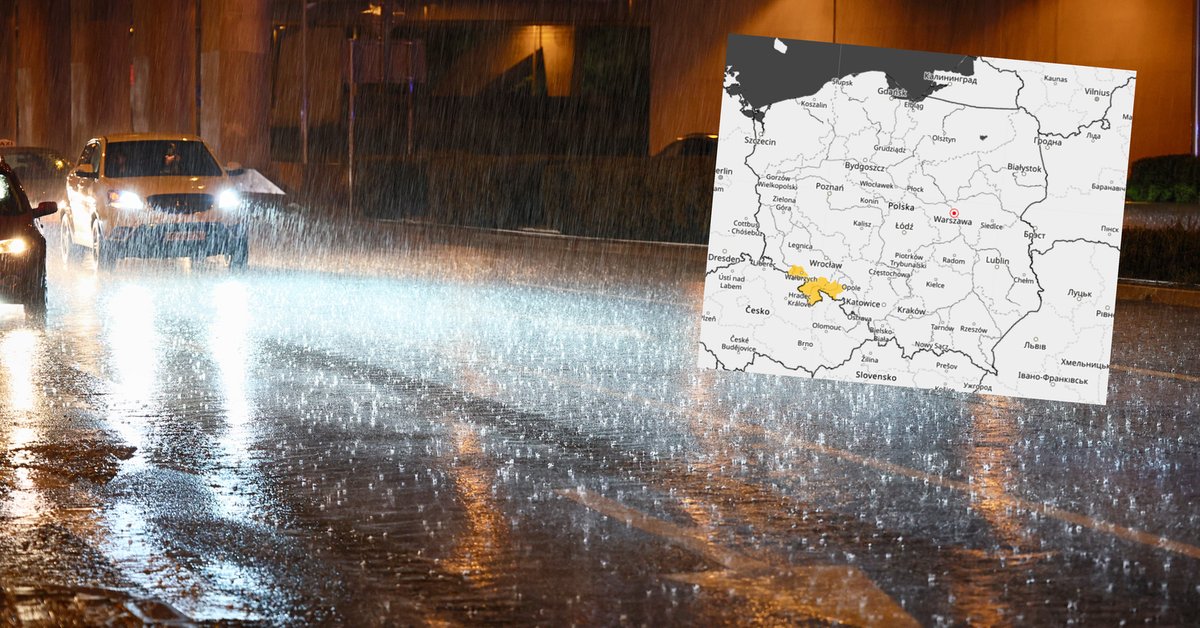 Dwa województwa zagrożone ulewami