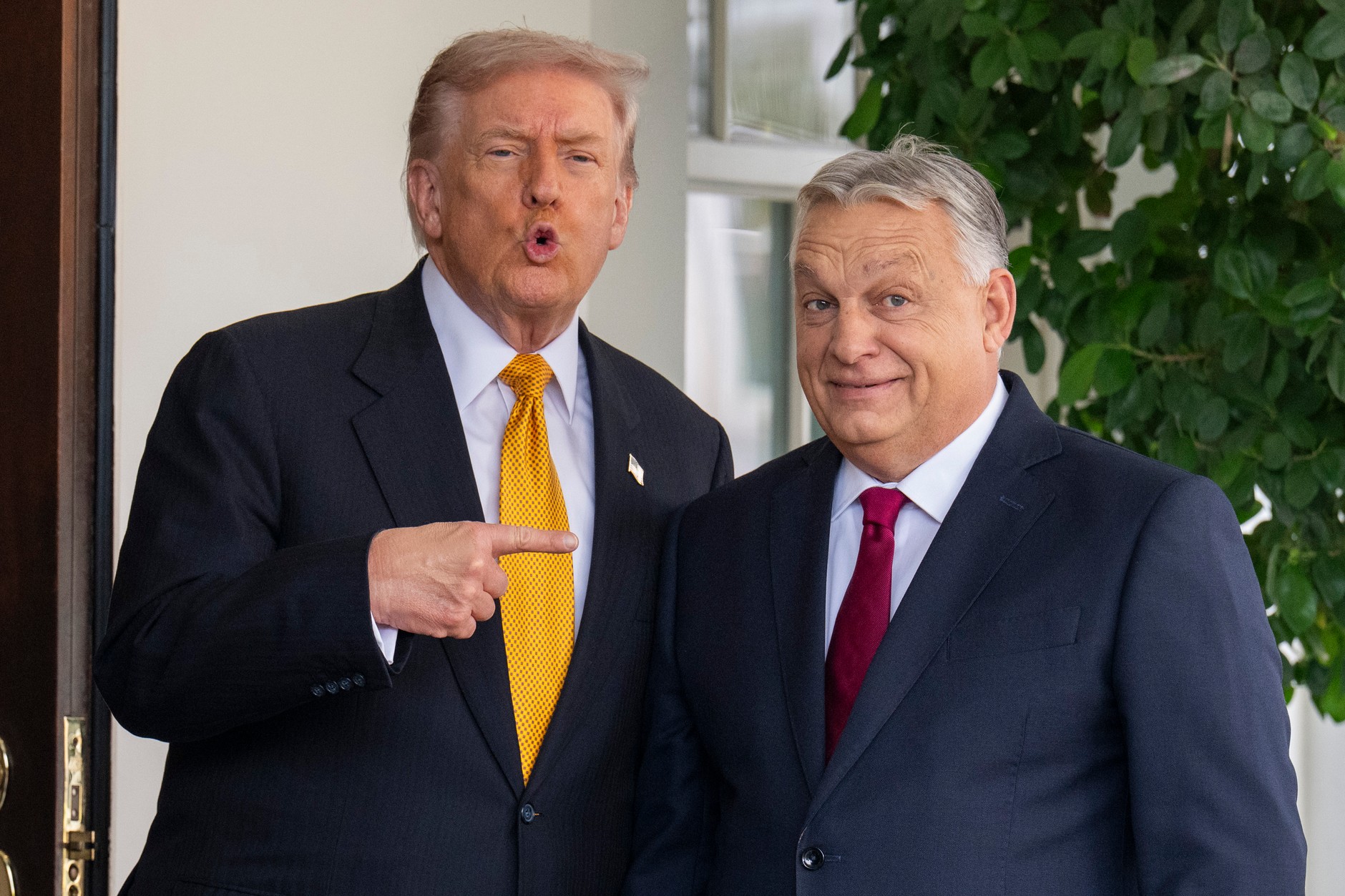 Donald Trump i Viktor Orban w Białym Domu, 7 listopada 2025 r.
