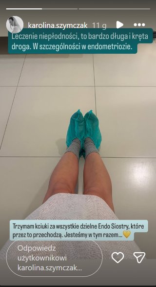 Karolina Szymczak na Instastory