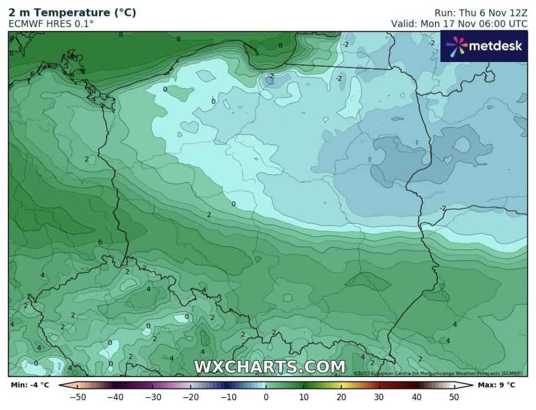Za kilkanaście dni ochłodzi się w Polsce