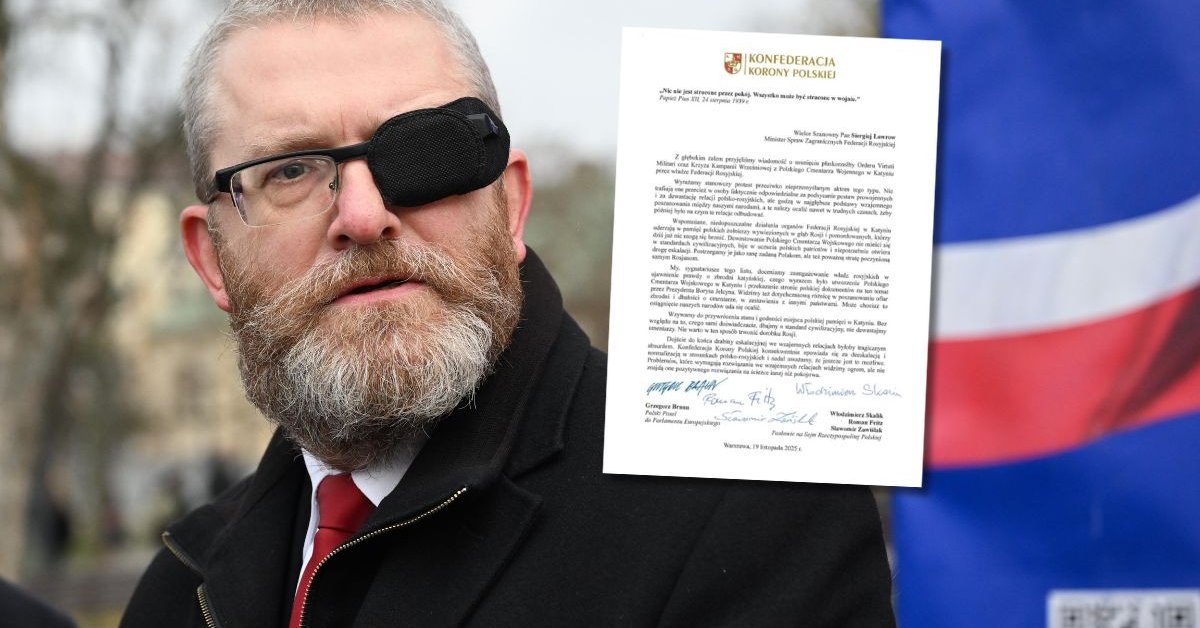 Grzegorz Braun pisze do Siergieja Ławrowa. Drugi list do ministra Sikorskiego