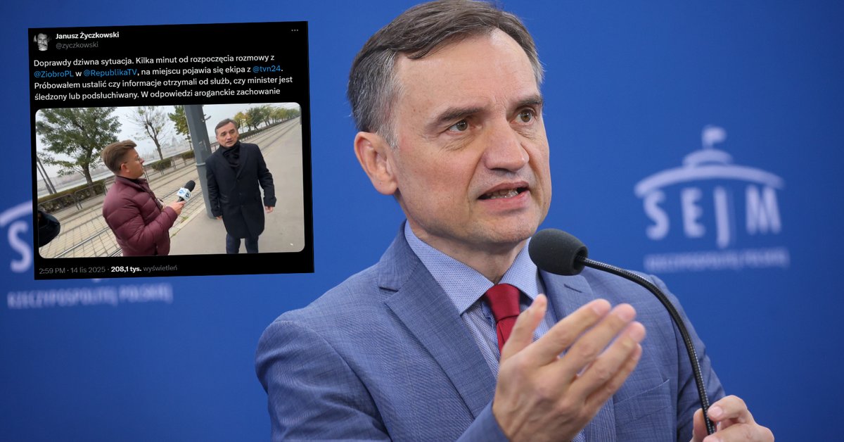 Awantura w trakcie wywiadu ze Zbigniewem Ziobrą. Pojawił się zaskakujący gość