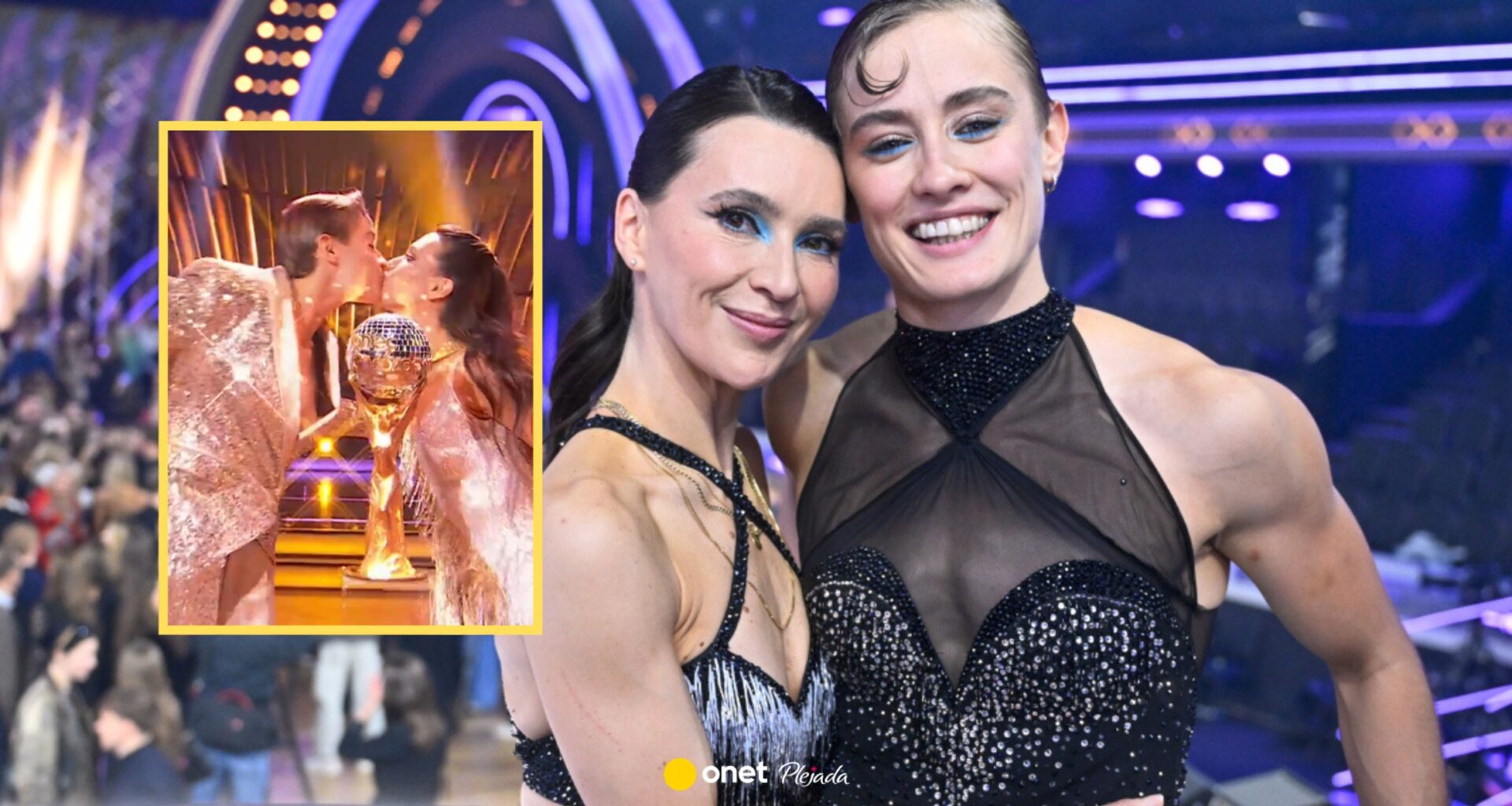 Katarzyna Zillmann i Janja Lesar nie szczędziły sobie czułości. Pocałowały się nad Kryształową Kulą