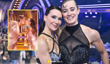 Katarzyna Zillmann i Janja Lesar nie szczędziły sobie czułości. Pocałowały się nad Kryształową Kulą