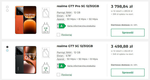 realme GT7 Pro i realme GT7