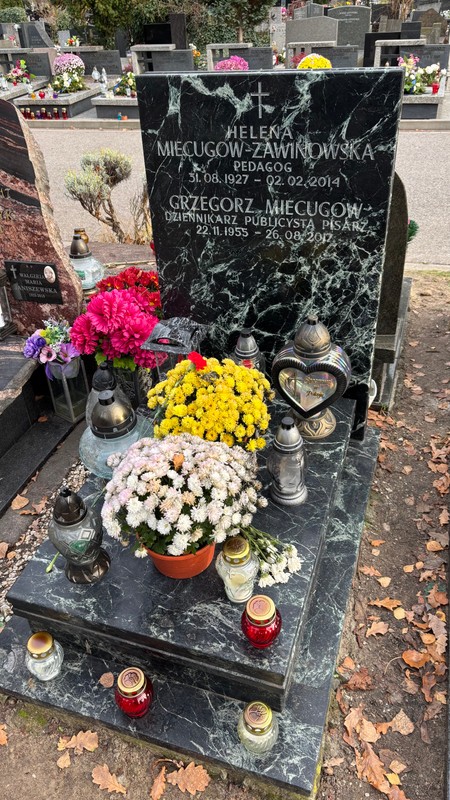 Grób Grzegorza Miecugowa na Powązkach Wojskowych w Warszawie