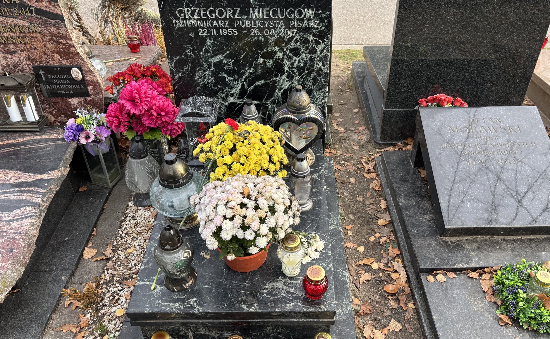 Grób Grzegorza Miecugowa na Powązkach Wojskowych w Warszawie