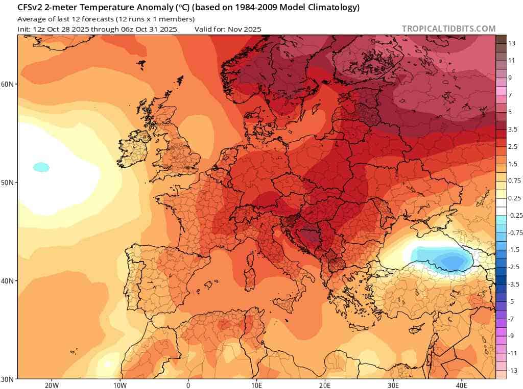 pogoda na listopad szykuje niespodziankę