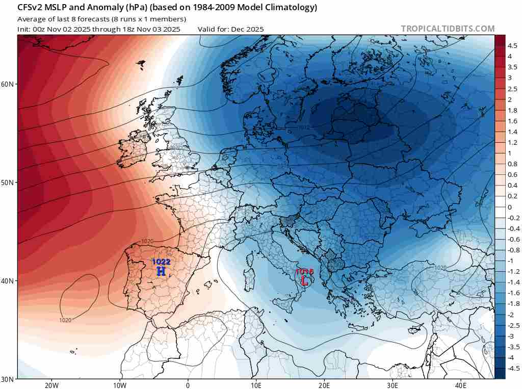 pogoda długoterminowa na grudzień 2025 r.