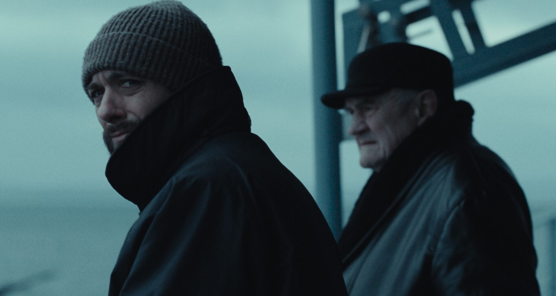 Michał Żurawski i Joachim Lamża w serialu "Heweliusz"